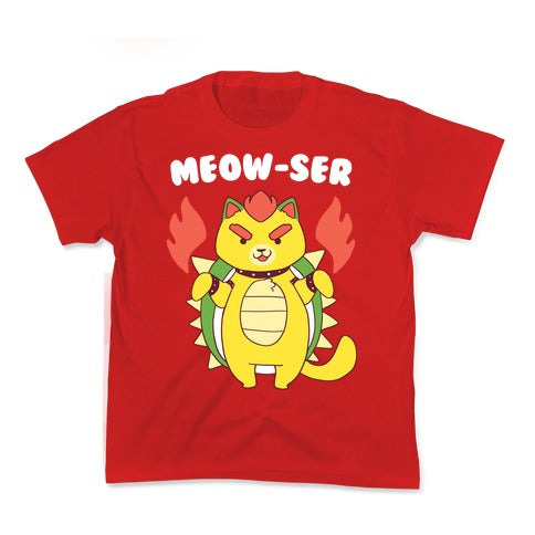 Meow-ser Bowser Kid's Tee