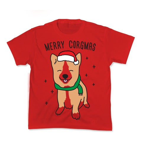 Merry Corgmas Kid's Tee