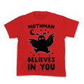 Mothman Believes in You Kid's Tee