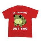 No Thoughts, Just Frog Kid's Tee