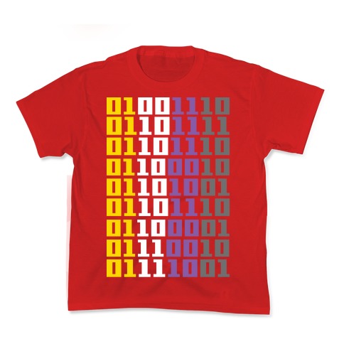 Non-Binary Code Kid's Tee