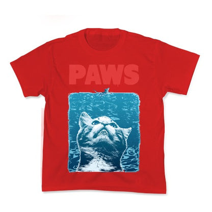 PAWS (Vintage Parody) Kid's Tee