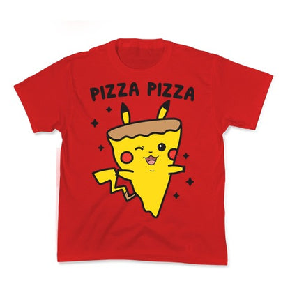 Pizza Pizza Pikachu Parody Kid's Tee