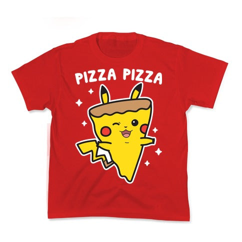 Pizza Pizza Pikachu Parody Kid's Tee