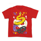 Pride Snakes: Non-binary Kid's Tee