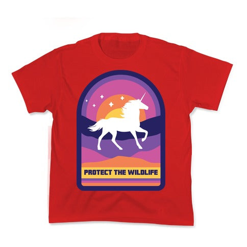 Protect The Wildlife (Unicorn) Kid's Tee