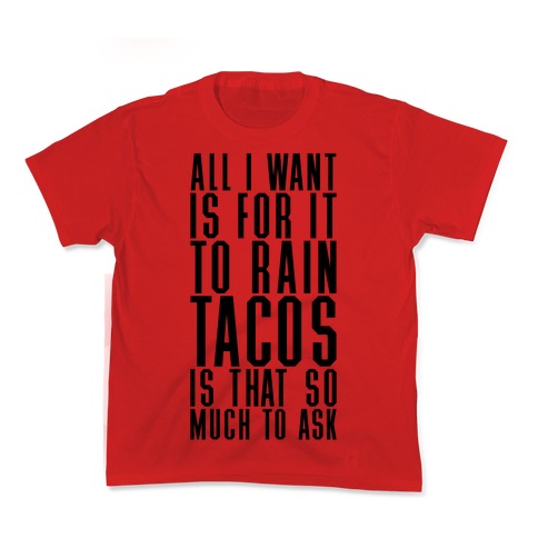 Rain Tacos Kid's Tee
