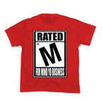 Rated M For Mind Yo Business Kid's Tee