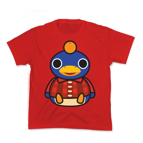 Roald Sitting With An Orange On His Head (Animal Crossing) Kid's Tee