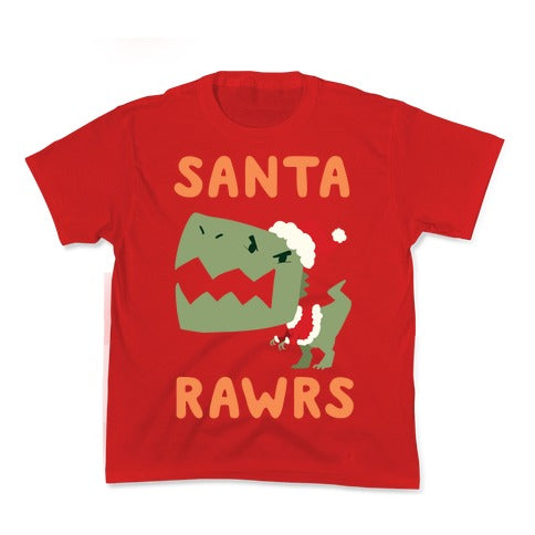 Santa RAWRS! Kid's Tee