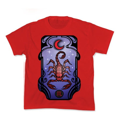 Scorpio Art Nouveau Kid's Tee