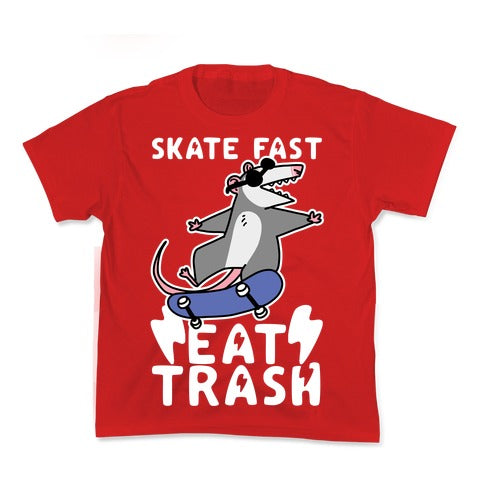 Skate Fast, Eat Trash Kid's Tee
