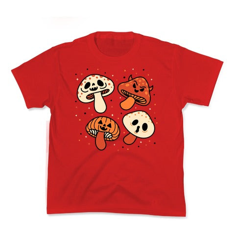 Spooky Mushrooms Kid's Tee