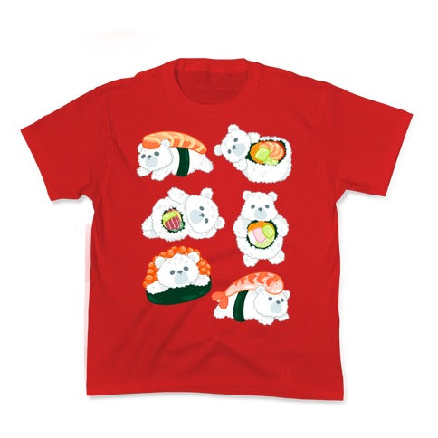 Sushi Bears Pattern Kid's Tee