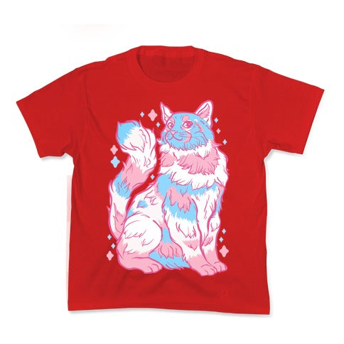 Transgender Pride Cat Kid's Tee