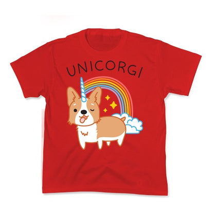 Unicorgi Corgi Unicorn Kid's Tee
