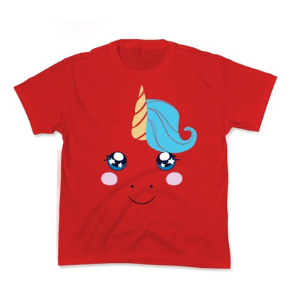 Unicorn Face Kid's Tee