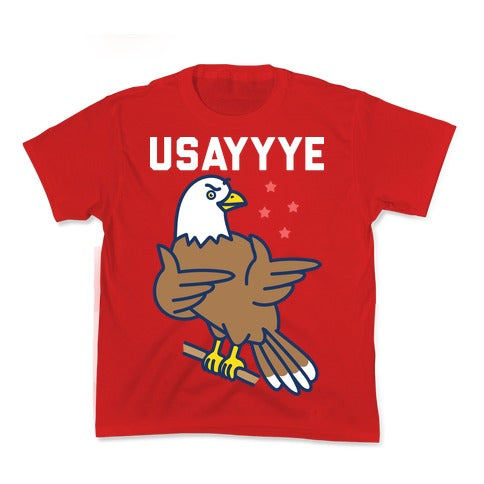 USAYYYE Bald Eagle Kid's Tee