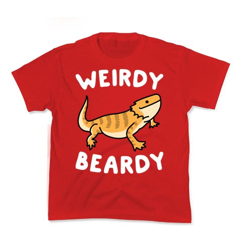 Weirdy Beardy Bearded Dragon Kid's Tee