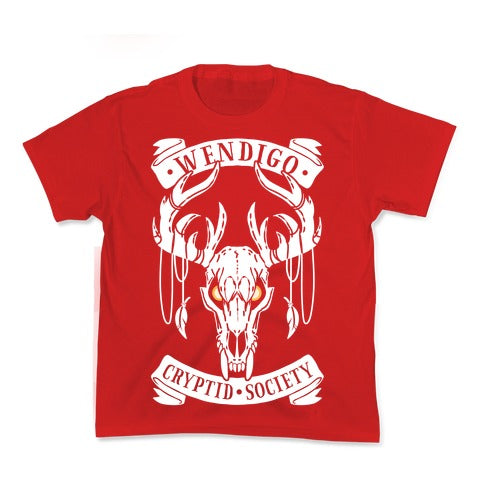 Wendigo Cryptid Society Kid's Tee