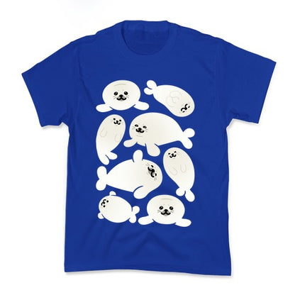 Baby Seals Pattern Study Kid's Tee