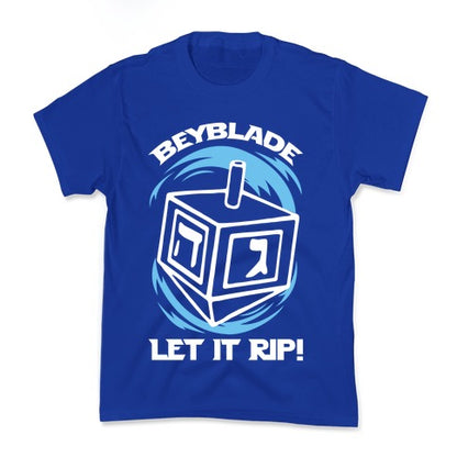 Beyblade Let It Rip Dreidel  Kid's Tee