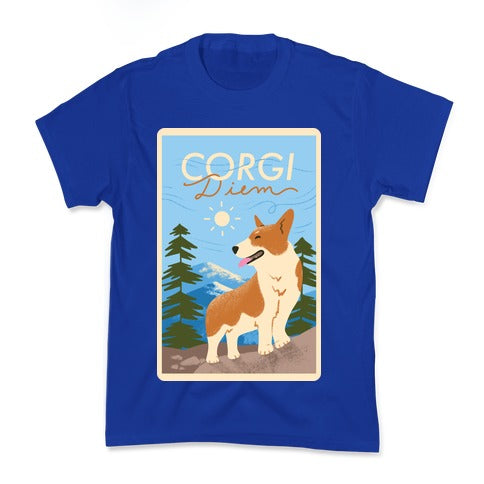 Corgi Diem Kid's Tee