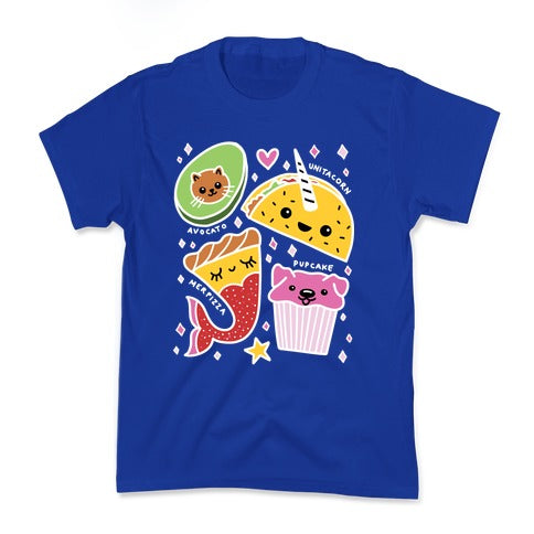 Cute Food Mashups Kid's Tee