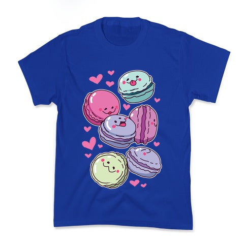 Cute Macarons Pattern Kid's Tee