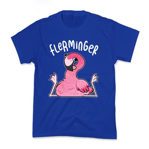 Derpy Flamingo Flerminger Kid's Tee
