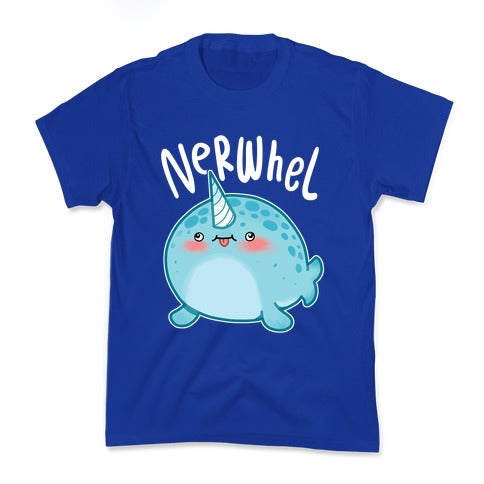 Derpy Narwhal Nerwhel Kid's Tee