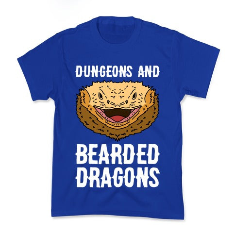 Dungeons And Bearded Dragons Kid's Tee