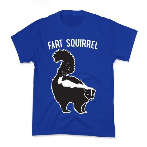 Fart Squirrel Skunk Kid's Tee