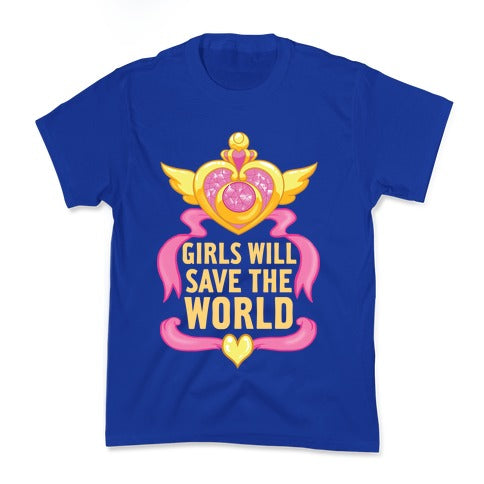 Girls Will Save The World Kid's Tee