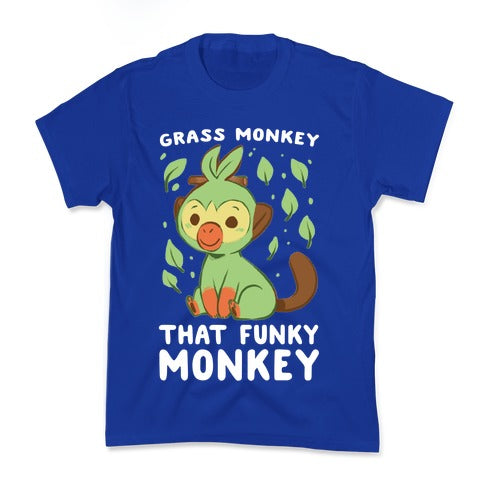 Grass Monkey, That Funky Monkey - Grookey Kid's Tee