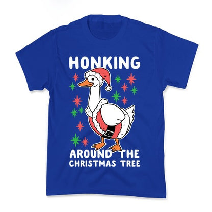 Honking Around the Christmas Tree  Kid's Tee