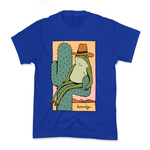 Howdy Frog Cowboy Kid's Tee
