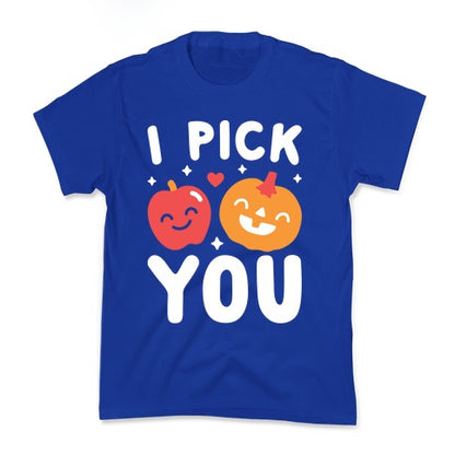 I Pick You Apple & Pumpkin Kid's Tee