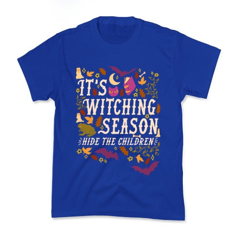 It's Witching Season Hide The Children Kid's Tee