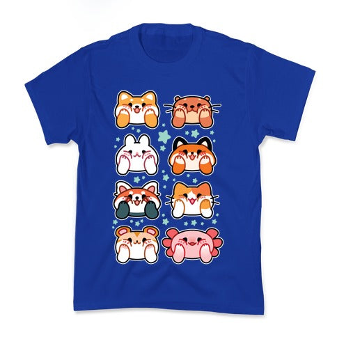 Kawaii Squishy Face Animals Kid's Tee