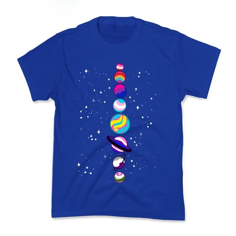 LGBTQ+ Planets Kid's Tee
