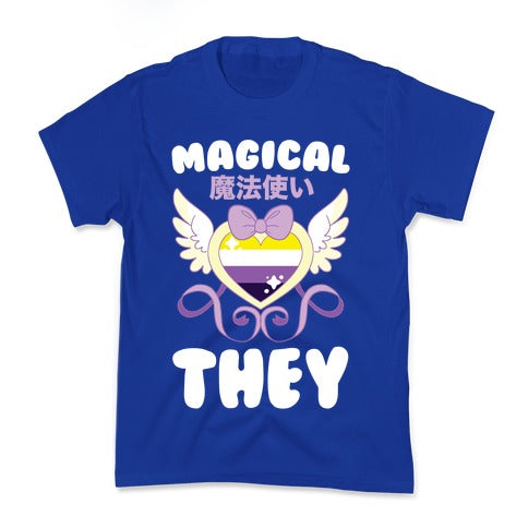 Magical They - Non-binary Pride Kid's Tee