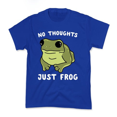 No Thoughts, Just Frog Kid's Tee