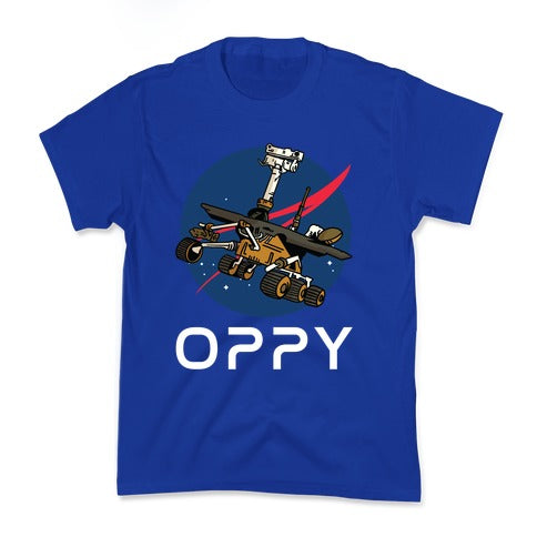 Oppy Nasa Parody Logo Kid's Tee