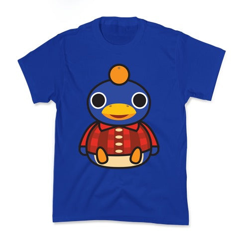 Roald Sitting With An Orange On His Head (Animal Crossing) Kid's Tee