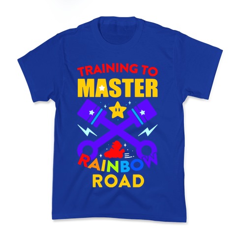Training To Master Rainbow Road Kid's Tee
