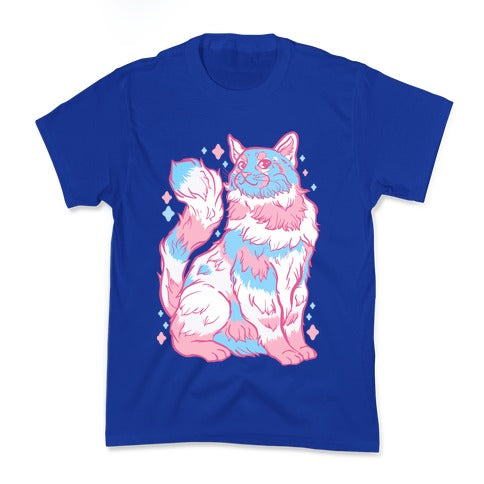 Transgender Pride Cat Kid's Tee