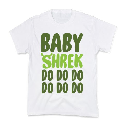Baby Shrek Do Do Do Baby Shark Parody Kid's Tee