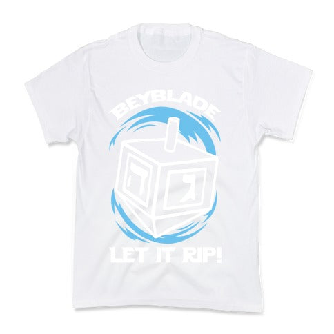 Beyblade Let It Rip Dreidel  Kid's Tee