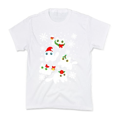 Christmas Cats Pattern Kid's Tee